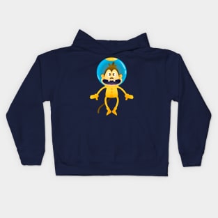 Astronaut Monkey Kids Hoodie